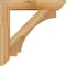 Ekena Millwork Imperial Slat Rough Sawn Bracket w/ Offset Brace, Western Red Cedar, 6"W x 28"D x 28"H BKT0604X28X28IMP06RWR - alternate 2